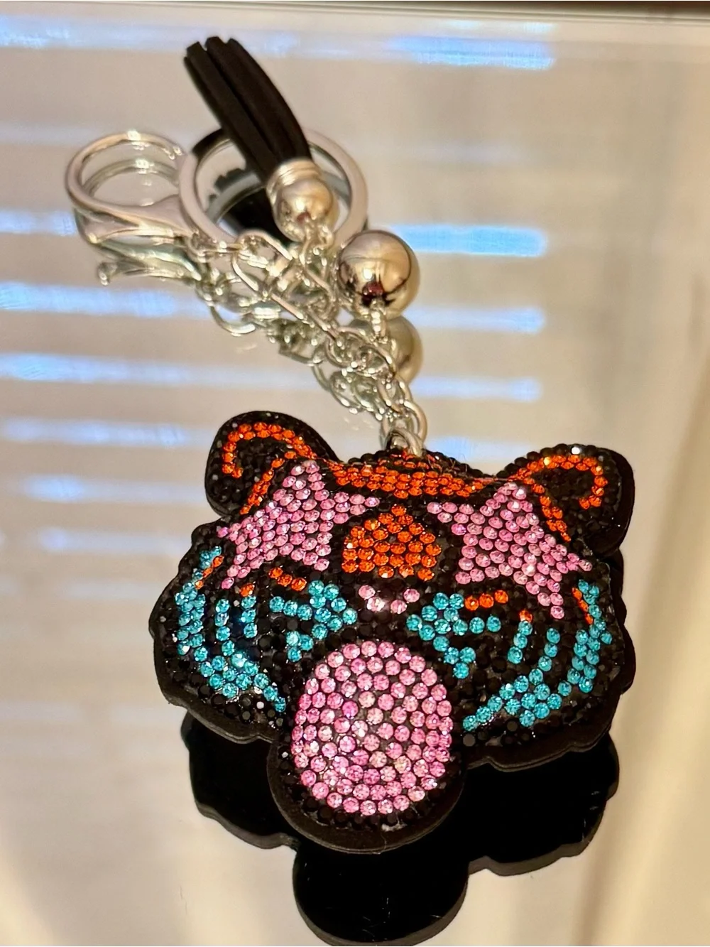 Dopamine Tiger keychain/bag charm BNWT